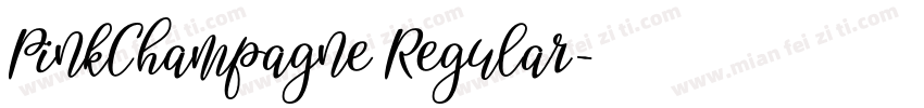 PinkChampagne Regular字体转换
